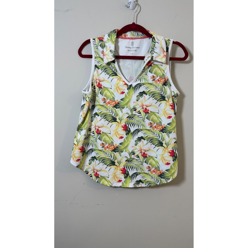 Tommy Bahama IslandZone Sleeveless Top Women's Size L